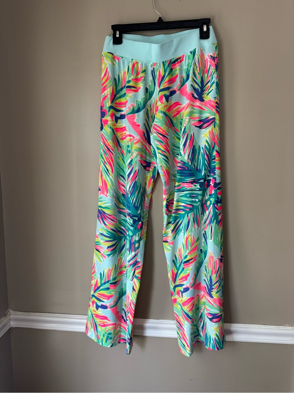 Lilly Pulitzer Tropical Leaf Print Pants Small
